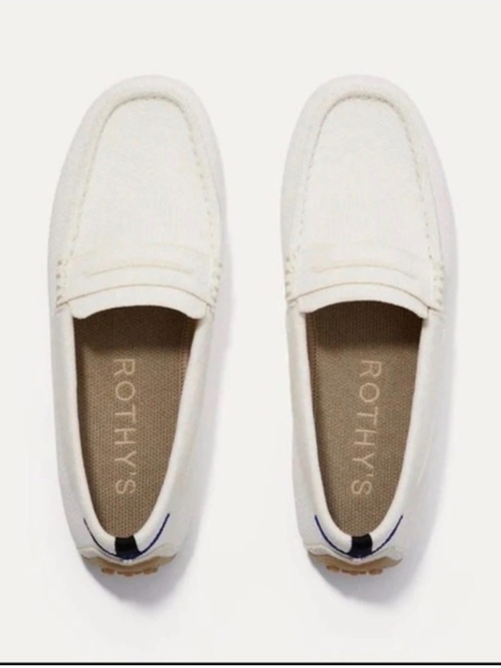Rothy's The Daily Driver Loafers in Crema 7.5 EUC